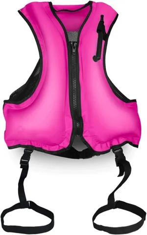 Life Jackets with a Cross-Band, Safety Vest for Adults, Breathable Snorkel Vests for Movement Over Water
