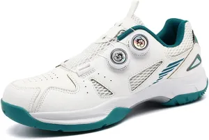 Lightweight Badminton Shoes - All Court Indoor Outdoor Sneakers for Volleyball, Table Tennis with Arch Support and Twist Lock Fastening​
