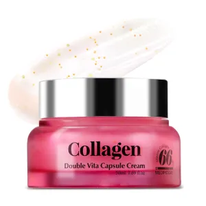 Lightweight Marine Collagen Face Cream 1.69 fl oz | Hydrating & Nourishing Daily Facial Moisturizer for Sensitive Skin