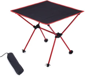 Lightweight Oxford Cloth Folding Table for Camping Picnic and BBQ Compact Roll Up Table for Fishing Portable and Durable Foldable Table