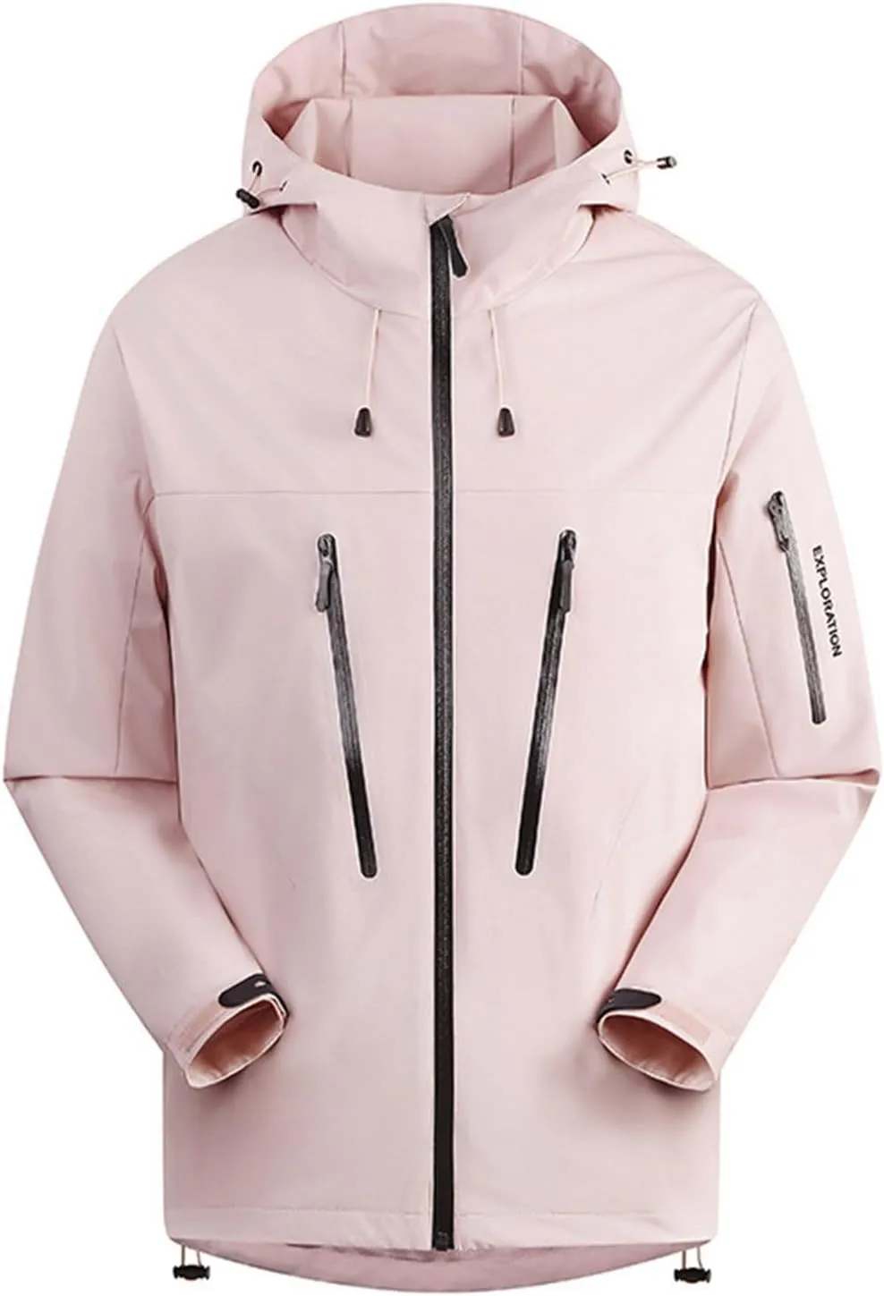 Lightweight Rain Coats for Men Women Unisex Outdoor Packable Rain Jackets Hooded Windproof Raincoats with Pockets