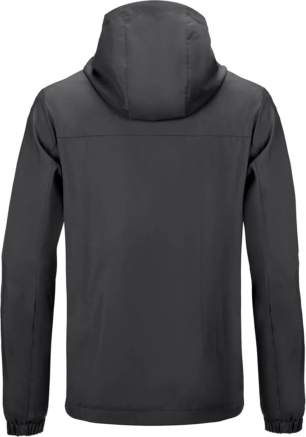 Little Donkey Andy Men’s Lightweight Breathable Windbreaker Golf Jacket UPF50  Windproof Outdoor Running Coat
