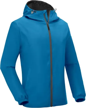 Little Donkey Andy Men’s Lightweight Breathable Windbreaker Golf Jacket UPF50  Windproof Outdoor Running Coat