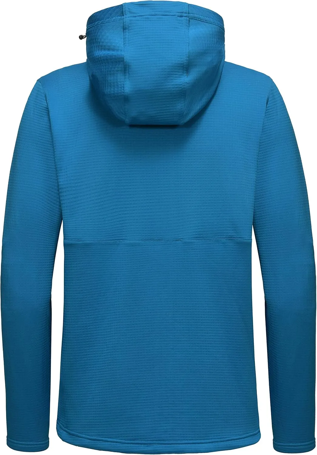 Little Donkey Andy Men's Winter Lightweight Warm Fleece Running Jacket Breathable Hooded Thermal Jacket with Thumb Holes