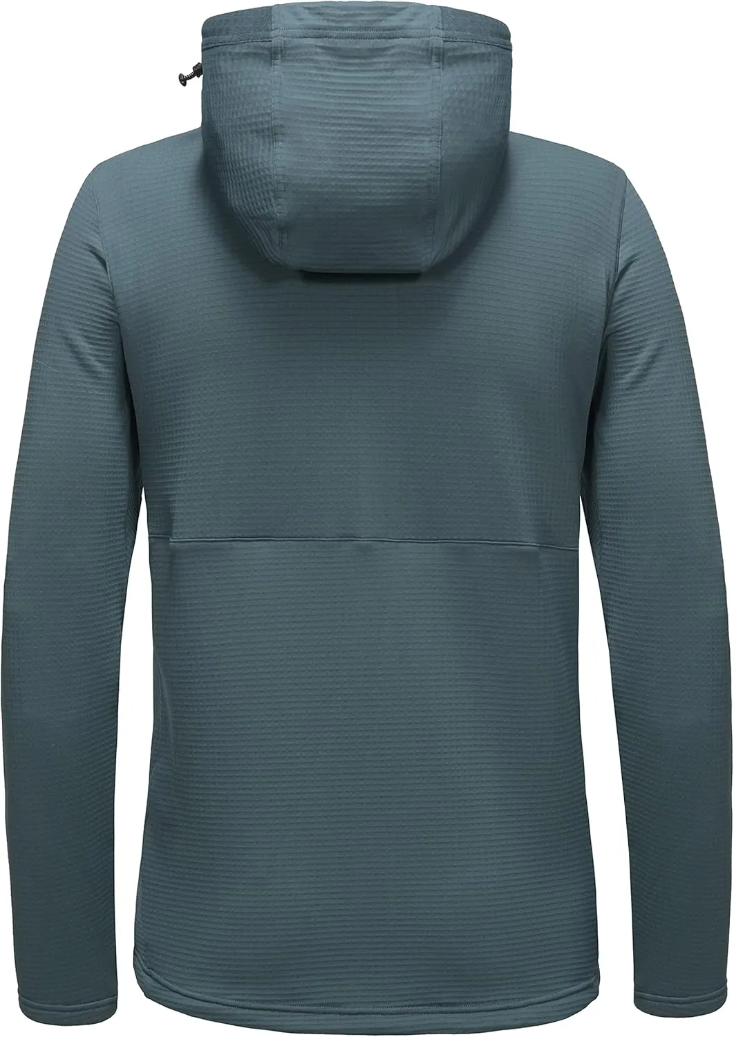 Little Donkey Andy Men's Winter Lightweight Warm Fleece Running Jacket Breathable Hooded Thermal Jacket with Thumb Holes