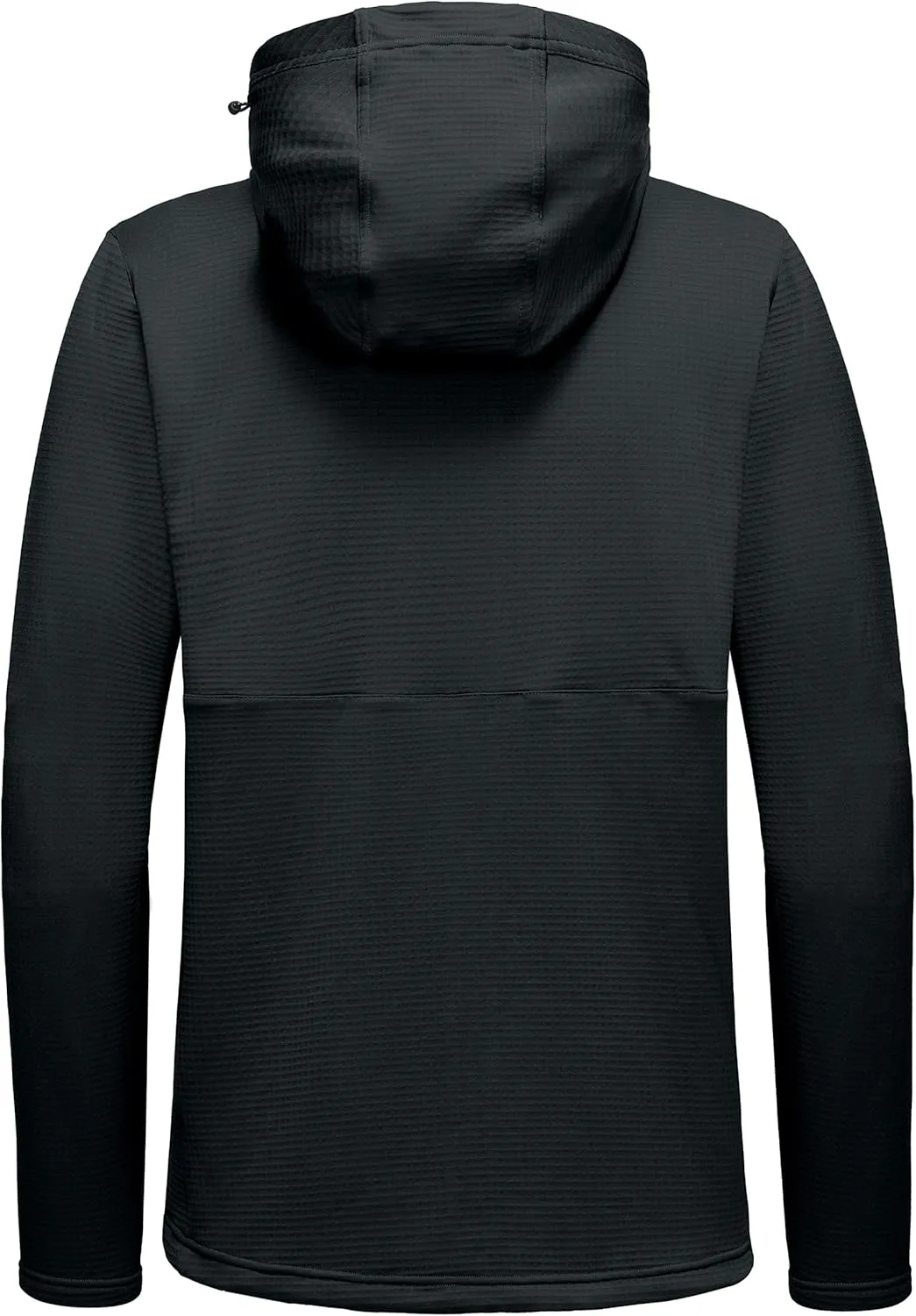 Little Donkey Andy Men's Winter Lightweight Warm Fleece Running Jacket Breathable Hooded Thermal Jacket with Thumb Holes