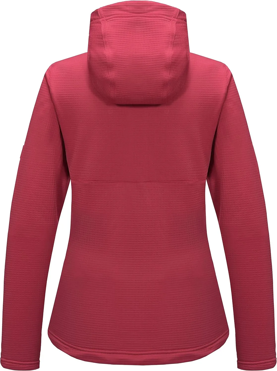 Little Donkey Andy Women's Winter Lightweight Warm Fleece Running Jacket Breathable Thumbholes Thermal Hiking Jacket