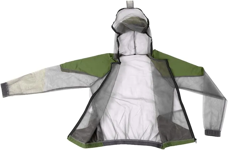 Lixada Ultra-fine Mesh Summer Wear Fine Net Cover Outdoor Breathable Jacket Suit
