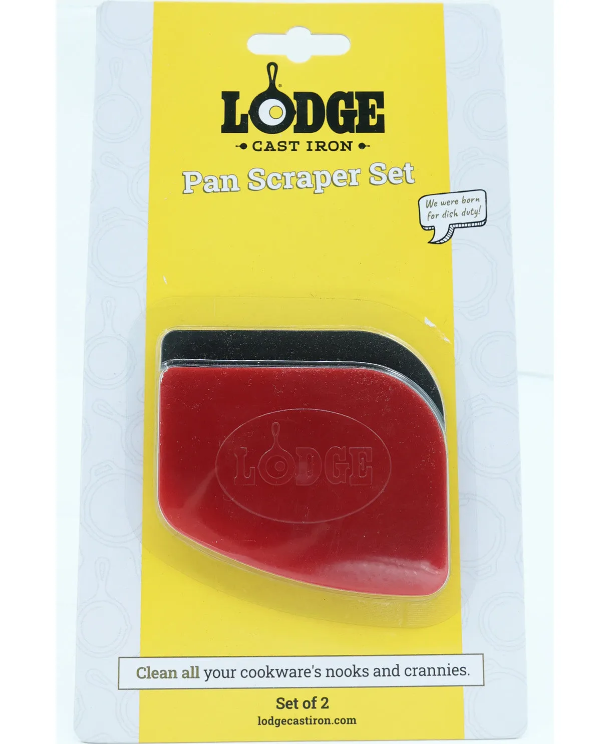 Lodge Cast Iron Pan Scraper Set