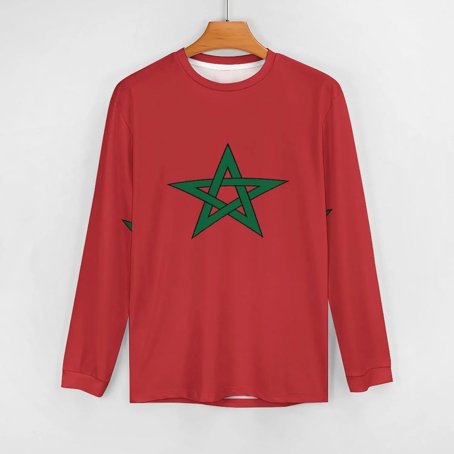 Long Sleeve Cycling Jersey Breathable Crewneck Mountain Bike Pullover Shirts Jacket