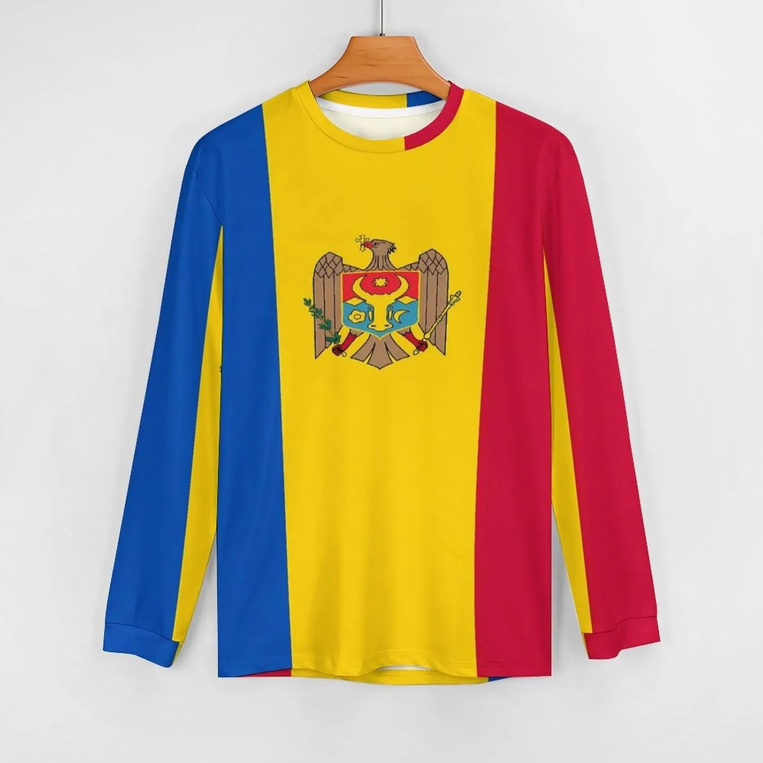 Long Sleeve Cycling Jersey Breathable Crewneck Mountain Bike Pullover Shirts Jacket