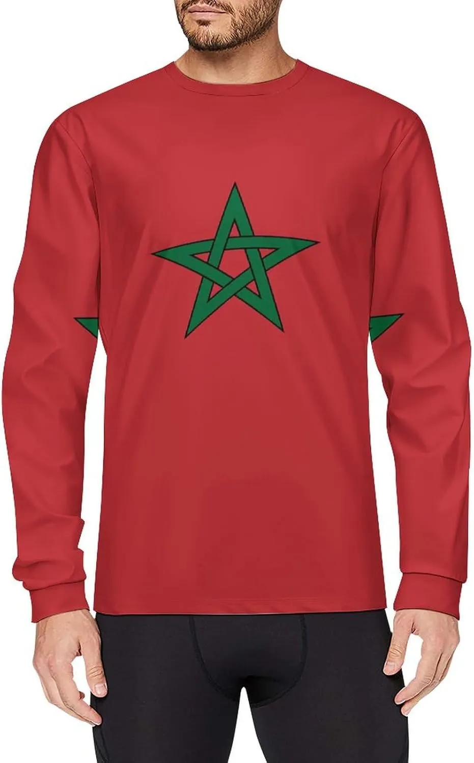 Long Sleeve Cycling Jersey Breathable Crewneck Mountain Bike Pullover Shirts Jacket