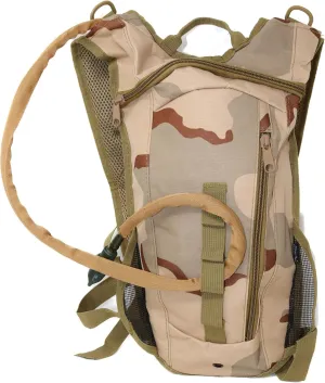 M MCGUIRE GEAR Hydration Backpack, Multi-Pocket Hiking Backpack with Hydration Bladder, Water-Resistant Nylon Water Bladder for Running, Cycling, and Biking, 3L/100 oz.