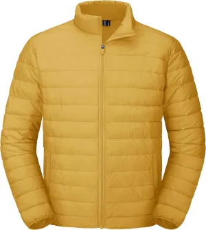MAGCOMSEN Men's Puffer Jacket Lightweight Warm Winter Coats Water Repellent Windproof Insulated Jacket