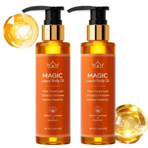 Magic Body Firming Oil, 2pack Firming Oil for Full Body Hydrate and Firm Skin, Luxury Body Oil for Women After Shower, 6.76 fl.oz.