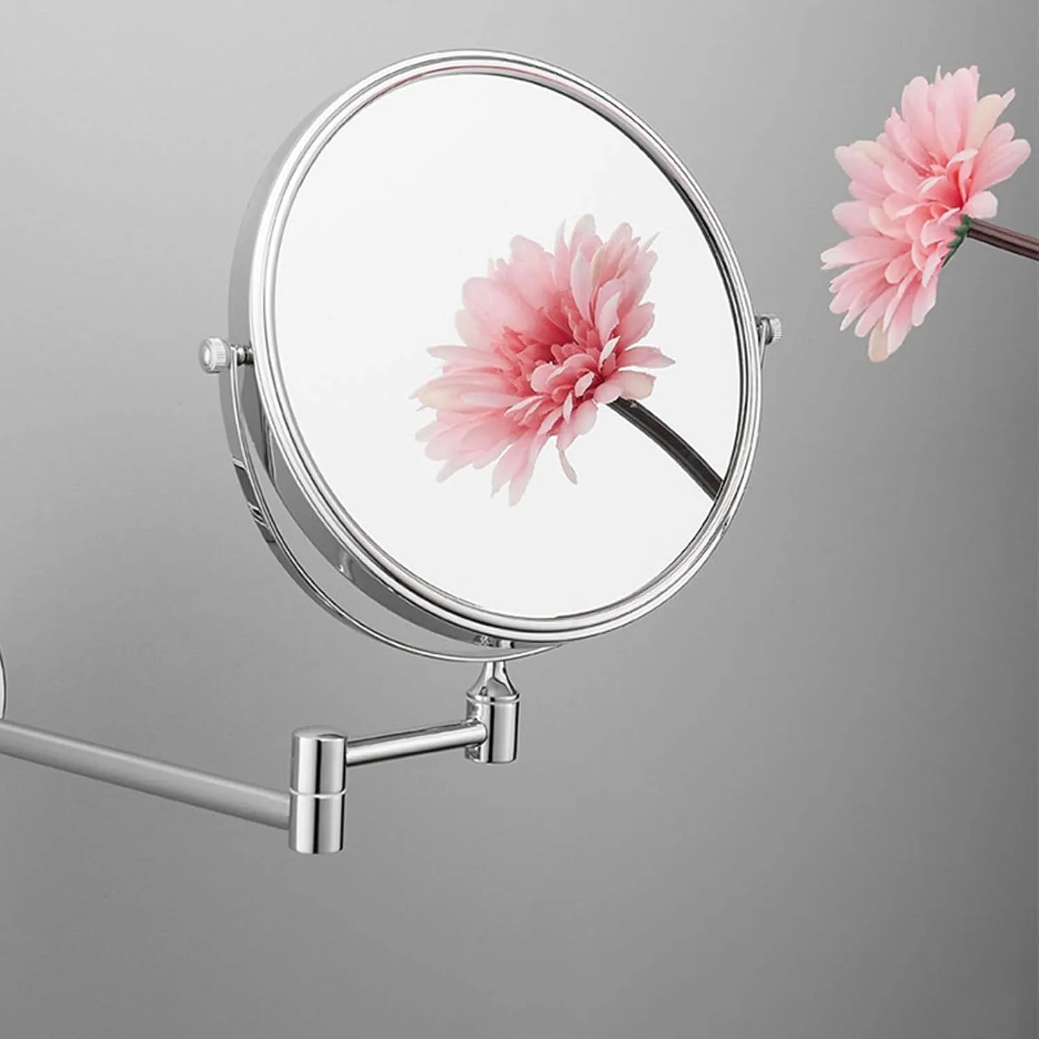 Magnifying Makeup Mirror Double Sided, 360 Degree Adjustable Portable Cosmetic Mirror, 1X 3X 5X 7X 10X Magnification Mirror, Bathroom Shaving Make Up Mirrors, Girl Women Gifts