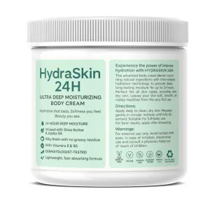 maker explorador HidraSkin Shea Better Body Lotion- Vanilla Cashmere, 24-Hour Moisture Skin Care, Lightweight & Non-Greasy, Made with Natural Shea, Vegan, 8 fl oz