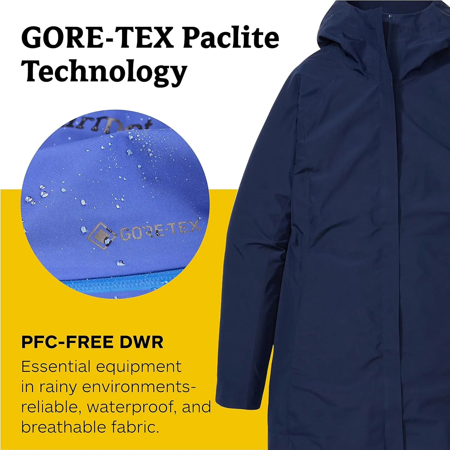 Marmot Women's Essential Lightweight, Waterproof, Gore-tex Jacket