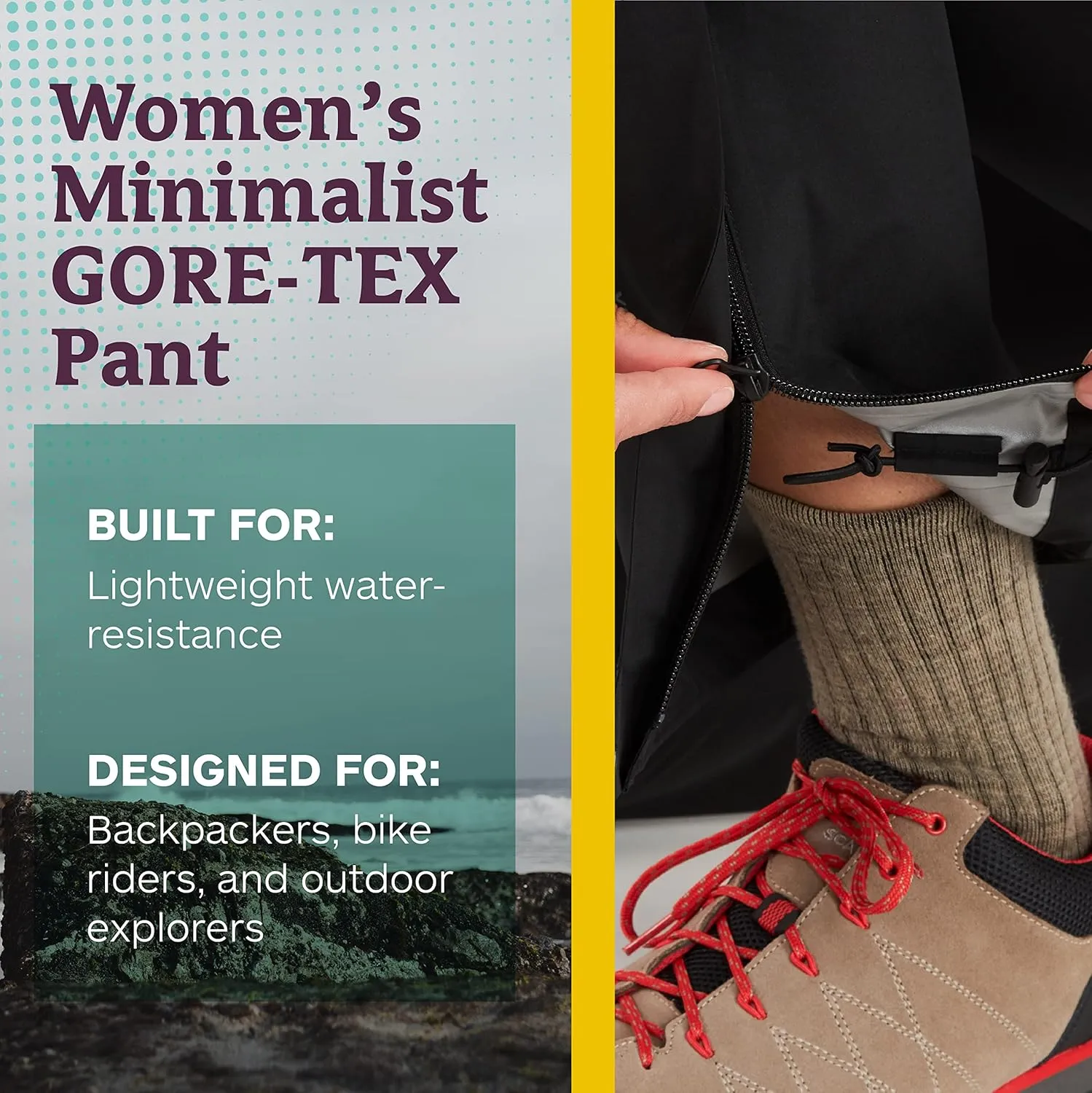 MARMOT Women's Gore-TEX Minimalist Rain Pant - Packable, Breathable, Durable Wind & Water Protection