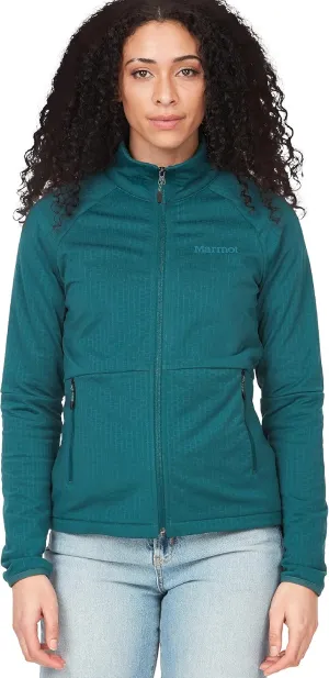 MARMOT Women's Leconte Fleece Jacket - Lightweight, Breathable, Technical Grid Fleeced Layer