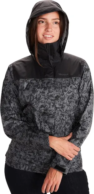 Marmot Women's Precip Eco Print Jacket | Classic, Breathable, Waterproof, Flowers, Medium