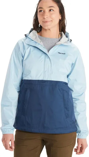 MARMOT Women's Precip Eco Waterproof Anorak Rain Jacket - Breathable, Lightweight, Packable Pullover Raincoat