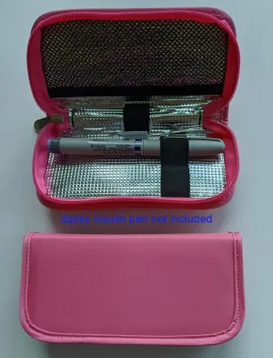 Medicine/Diabetes Insulin Pen Travel Cooler Case-(Pink)