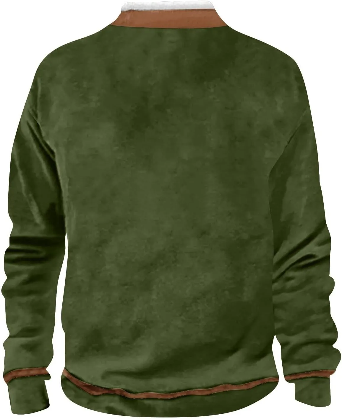 Men's Aztec Western Jacket Cowboy Print Sweatshirt Winter Warm Sweater 1/4 Zip Stand Collar Fit Casual Fall Outwear