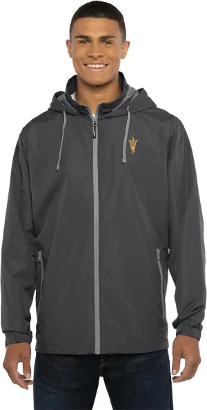 Men's Collegiate Premium Lightweight Packable Hooded Wind Jacket