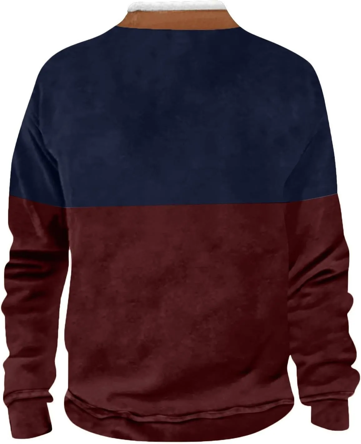 Mens Corduroy Sweatshirt Country Sweatshirts Thermal Warm Sweater Casual Loose Lapel Collar Fit Casual Jacket Coats
