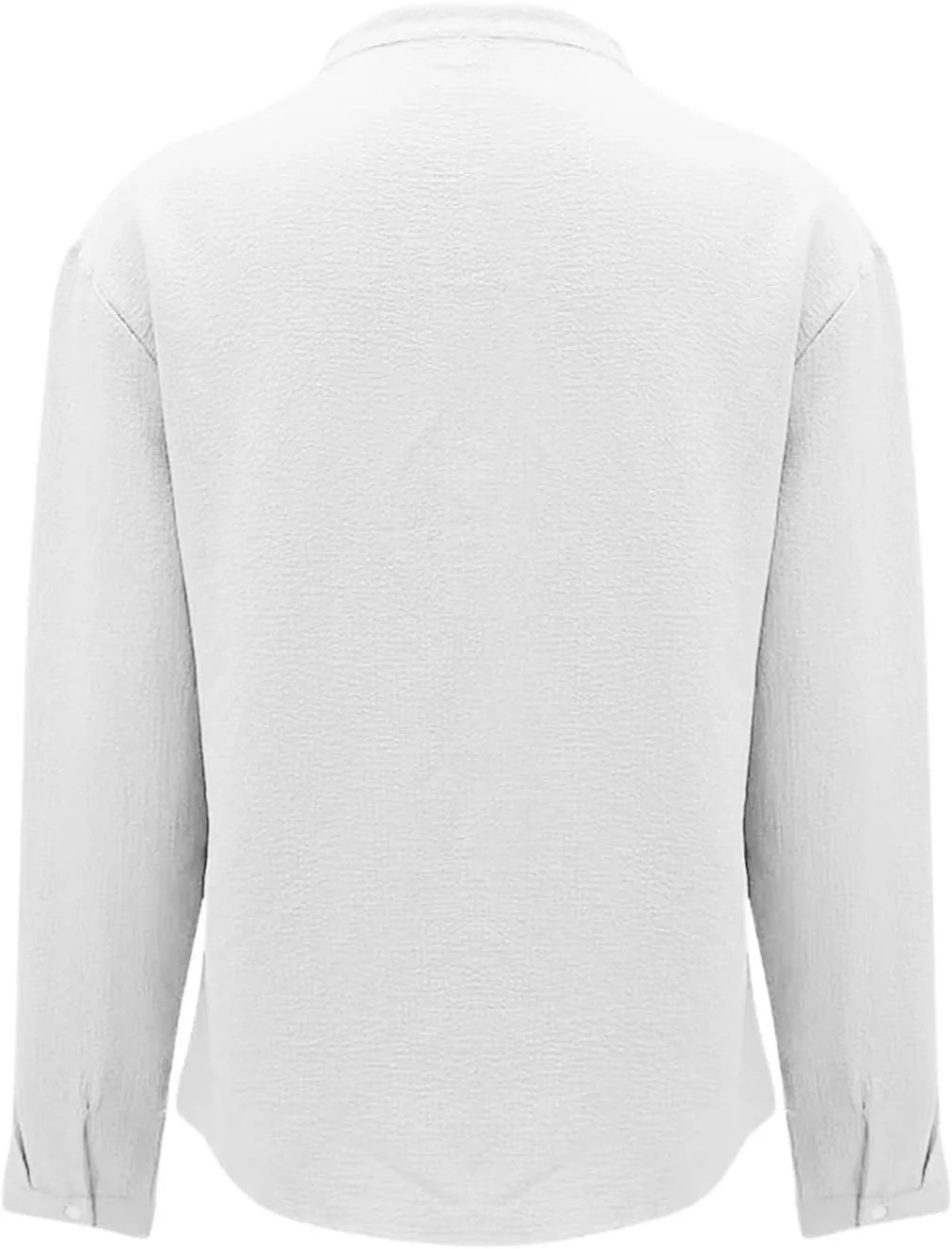 Men's Henley Shirt Tops Crew Neck Button Pleated Long Sleeve Casual Tshirt Breathable Loose Fall Fashion 2024 Outfits