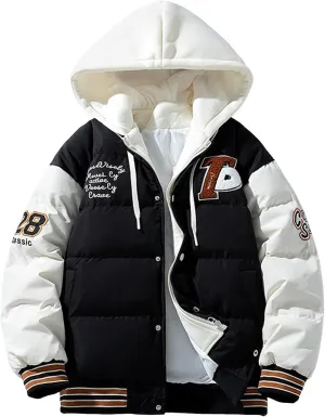 Mens Lightweight Packable Puffer Jacket Heavyweight Quilted Puffer Coat Windproof Insulated Jacket