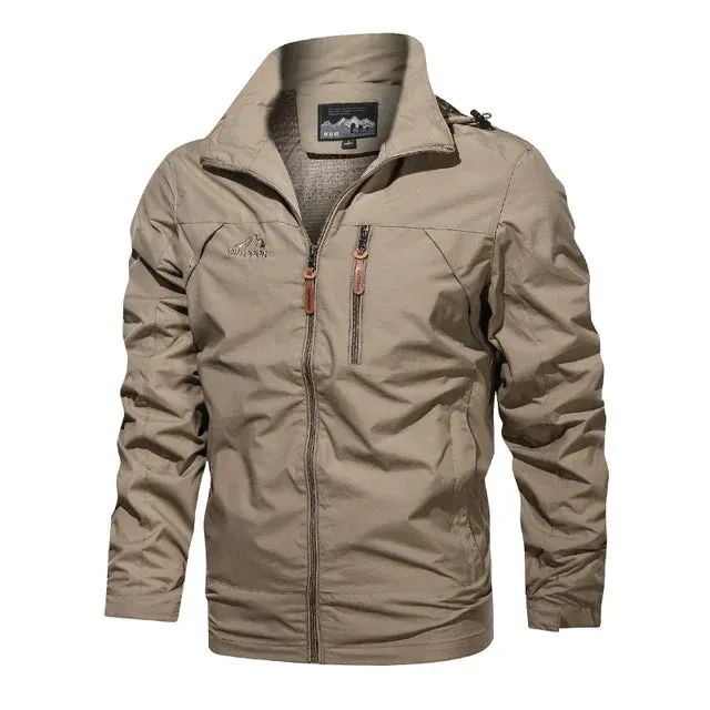 Men's Lightweight Wind Jacket Breathable Fabric