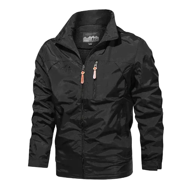 Men's Lightweight Wind Jacket Breathable Fabric