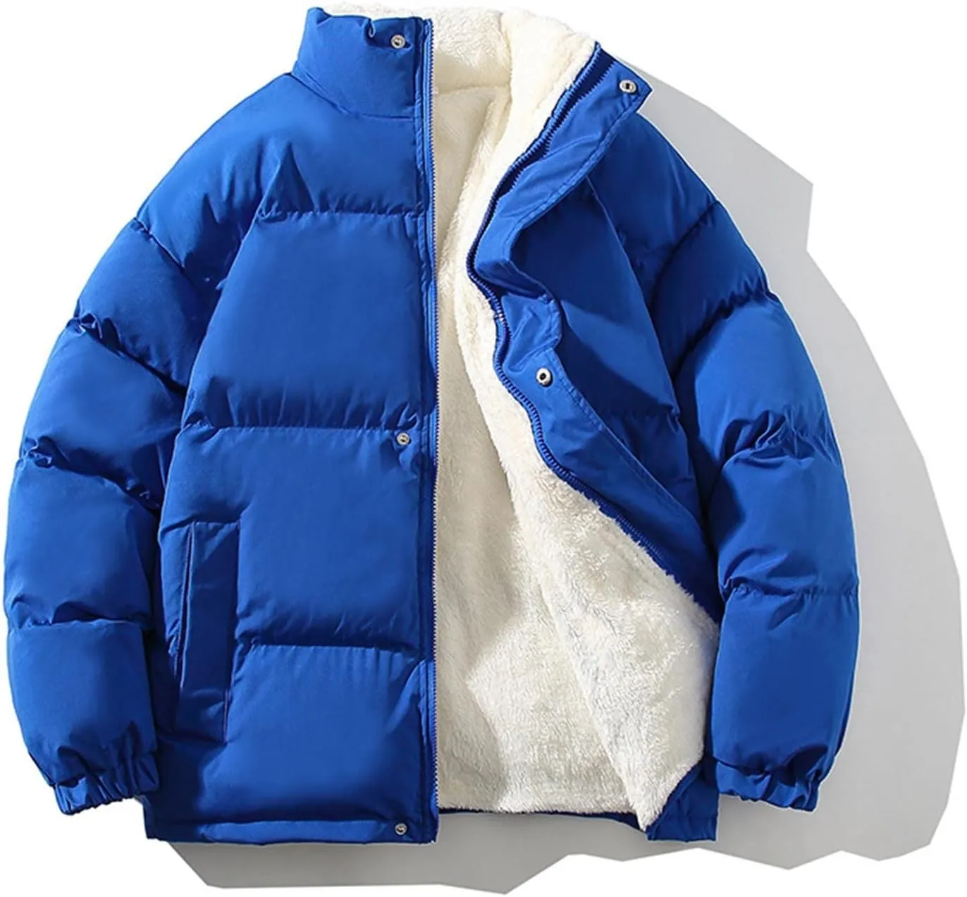 Men's Puffer Jacket Down Alternative Waterproof Winter Bubble Coats Jackets For Men, L-4XL