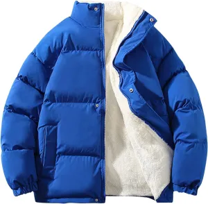 Men's Puffer Jacket Down Alternative Waterproof Winter Bubble Coats Jackets For Men, L-4XL