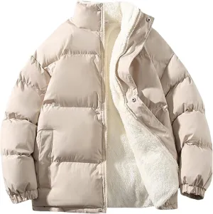 Men's Puffer Jacket Down Alternative Waterproof Winter Bubble Coats Jackets For Men, L-4XL