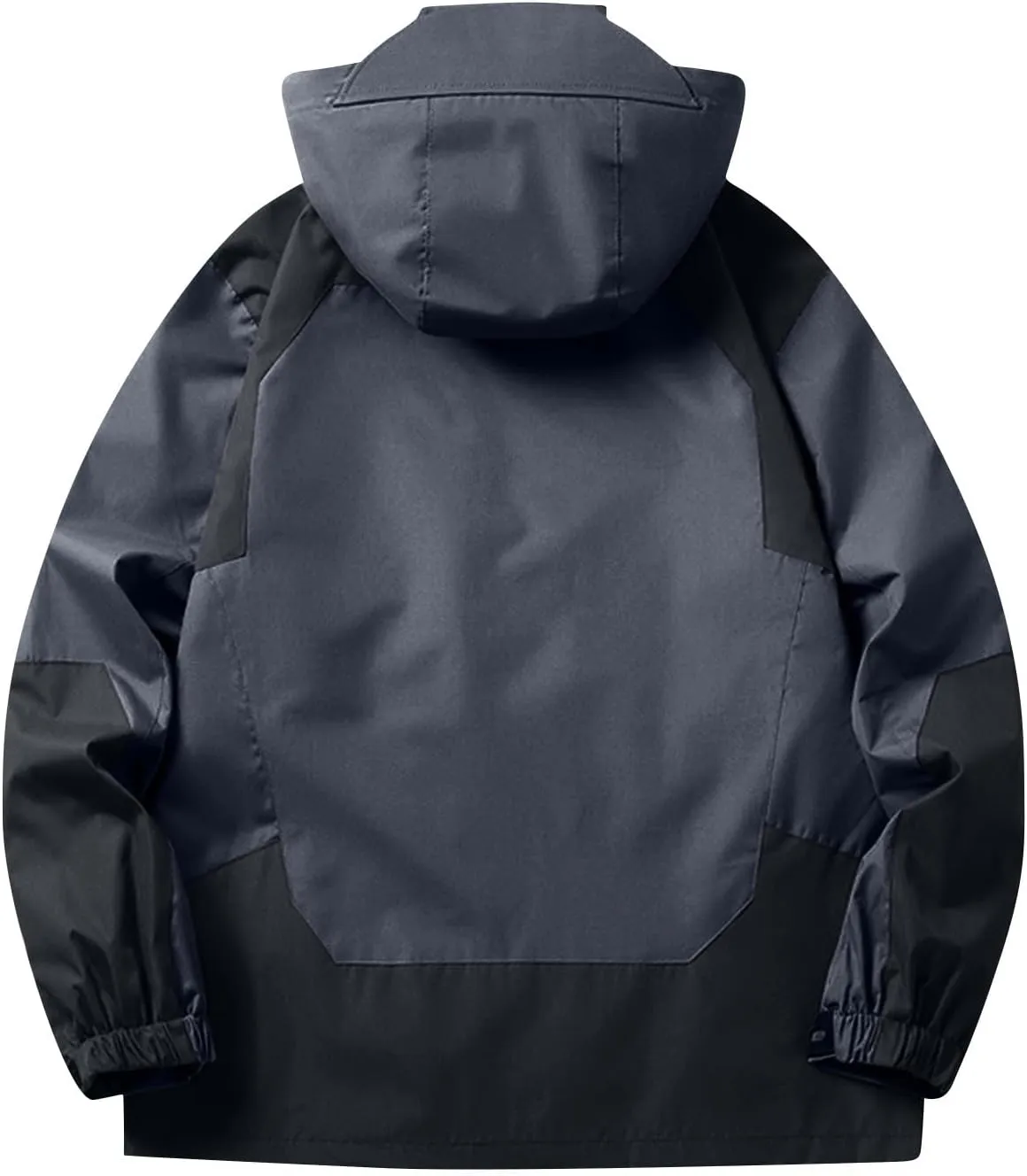 Mens Rain Jacket Lightweight Waterproof Rain Coats Poncho Sun Protective Outdoor Jacket with Hooded