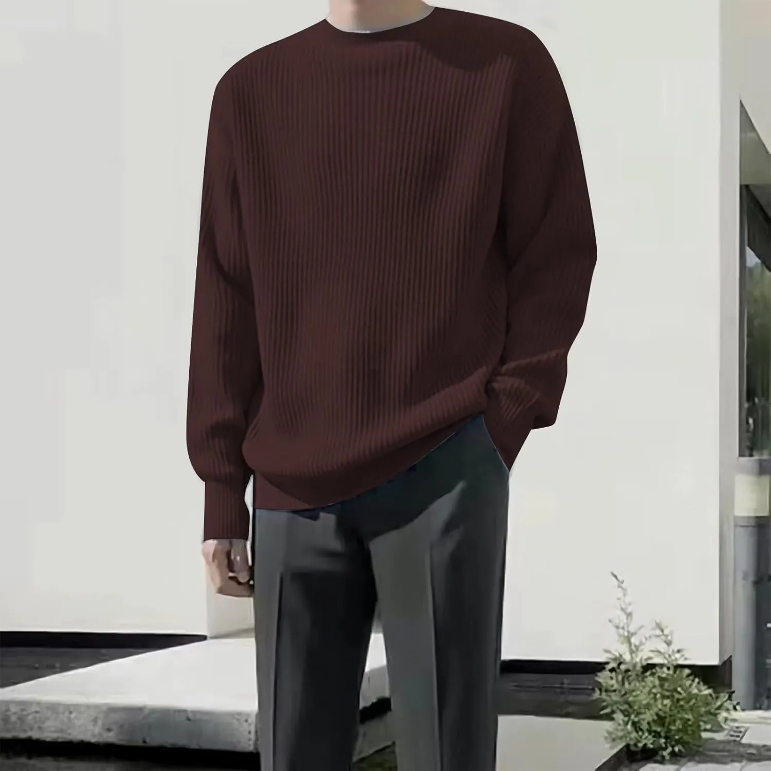 Mens Shirt Spring and Autumn Casual Long Sleeve Button Solid Color Long Sleeve T Shirt Top for Athletic Running