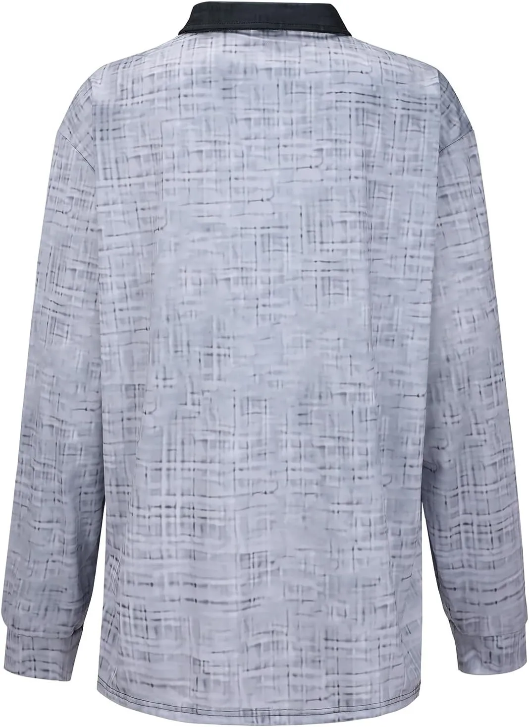 Men's Shirts Fashion Button Lapel Long Sleeved Shirt Waffle Textured Collared Sweater Mens Clothes Men's Long Sleeve