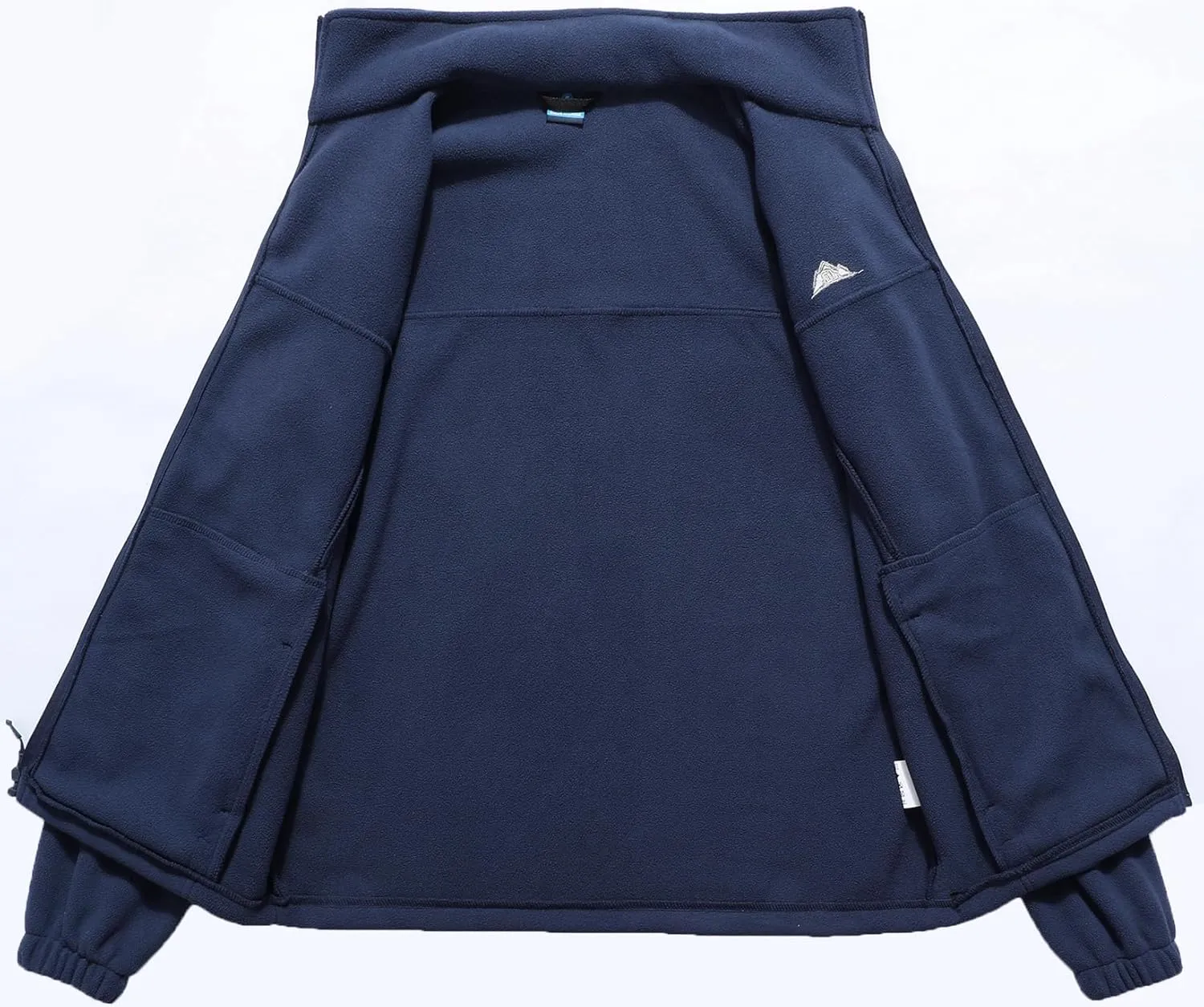 Men's Soft Polar Fleece Jacket with Pockets Lightweight Outdoor Recreation Full Zip Coat