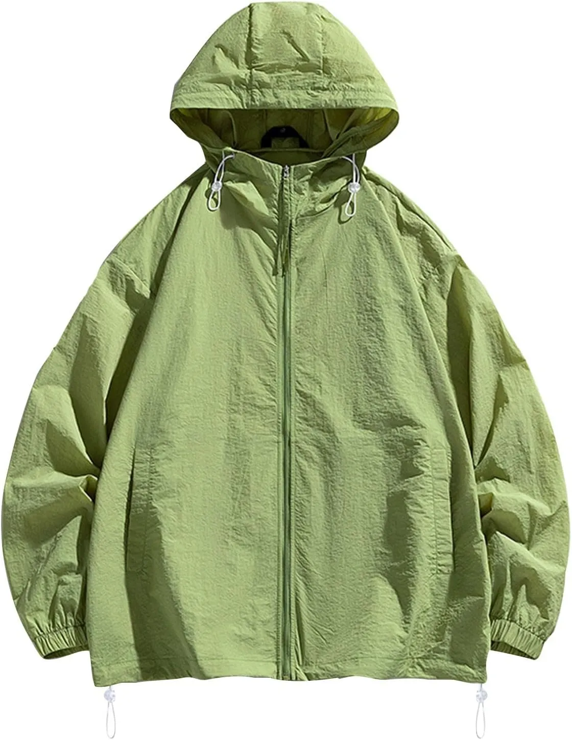 Mens Summer Outdoors Sun Jacket Sport Lightweight Long Sleeve Coat Hooded Casual Breathe Jackets UV Block Hoodie