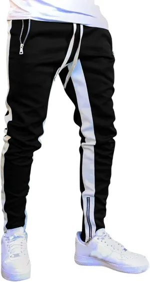 Mens Sweatpants Tapered Joggers Pocket Sport Work Casual Tactical Joggers Trousers Mens Cargo Sweatpants Casual Pants