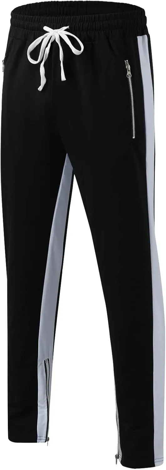 Mens Sweatpants Tapered Joggers Pocket Sport Work Casual Tactical Joggers Trousers Mens Cargo Sweatpants Casual Pants