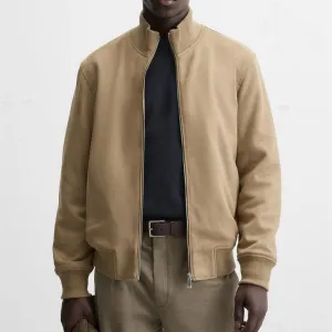 Men’s Zip-Up Varsity Coat
