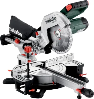 Metabo KGS 216 M Chop Saw (Box with Pull Function, Robust Construction, with Extendable Table Widening) 613216000
