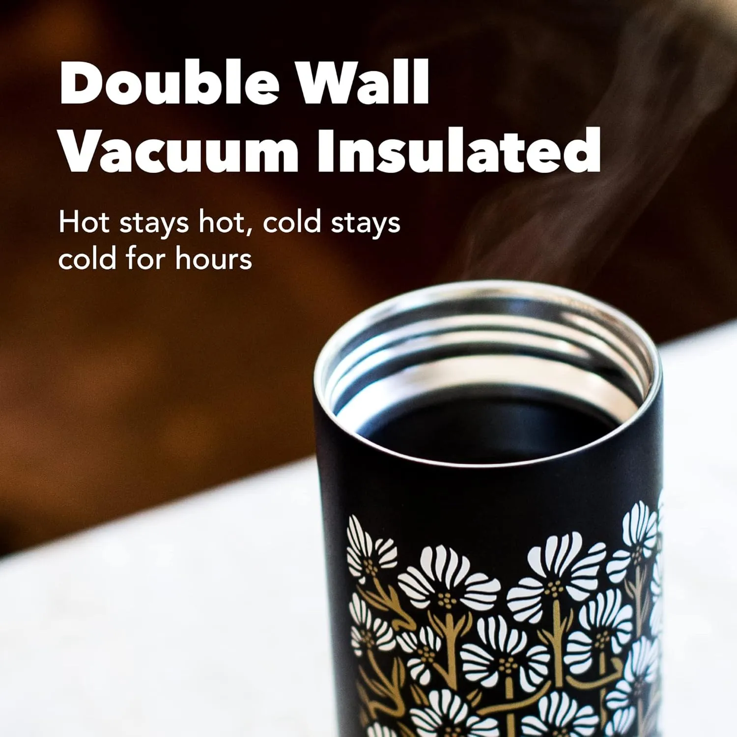 MiiR Flip Traveler 12oz - Double-Wall Vacuum Insulated with Leakproof Flip Lid, BPA-Free Stainless Steel Construction, Insulated Tumbler for Hot or Cold Drinks