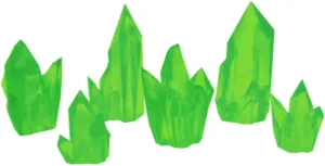 Monster Scenery: Peridot Crystals