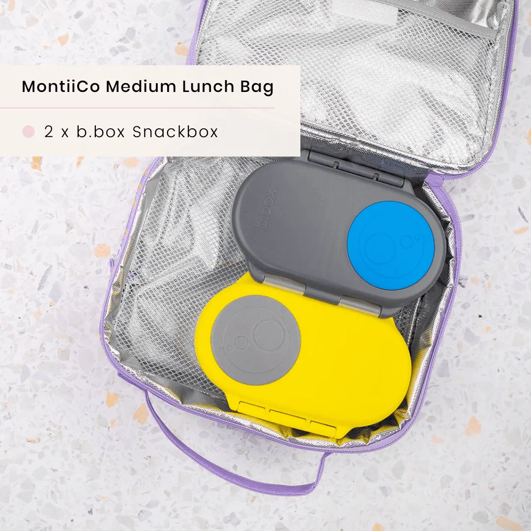 MONTII.CO Insulated Lunch Bag - Rainbows