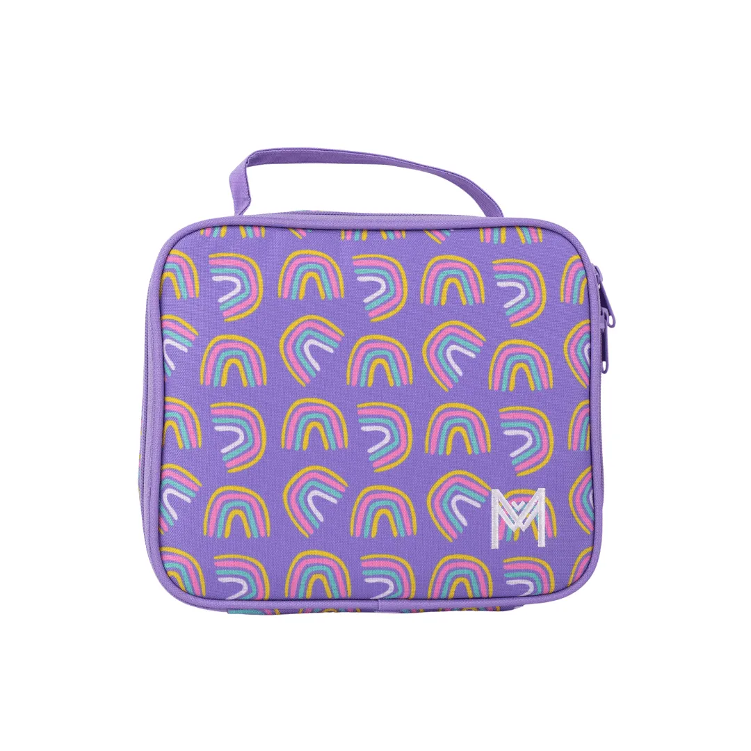 MONTII.CO Insulated Lunch Bag - Rainbows